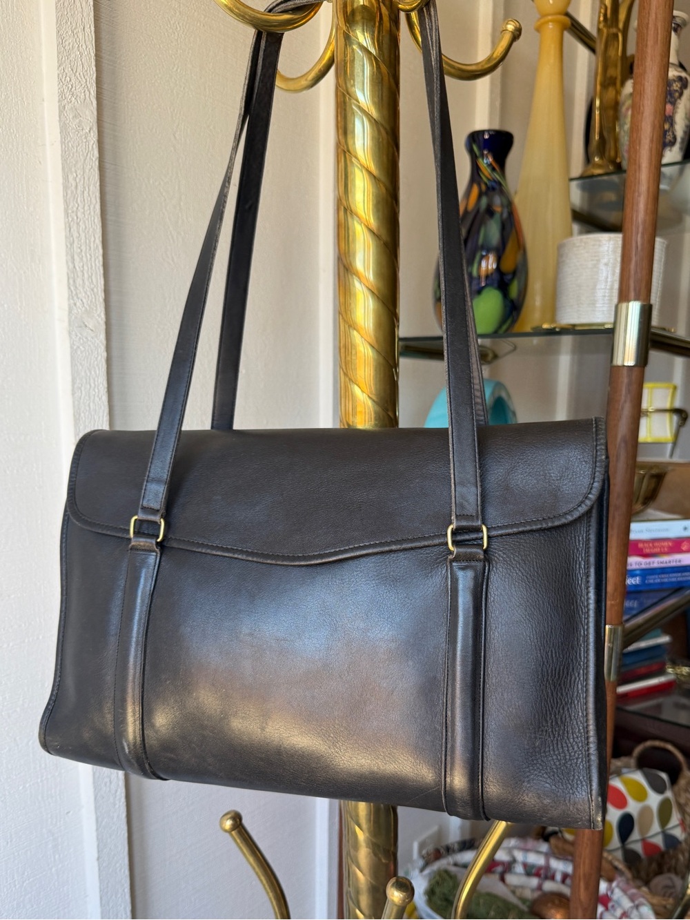 VTG NYC Coach Envelope Portfolio | Black | No. 5190 | Stunning Perfection - Picture 8 of 15